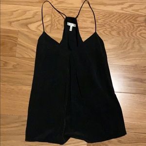 NWOT joie black silk tank